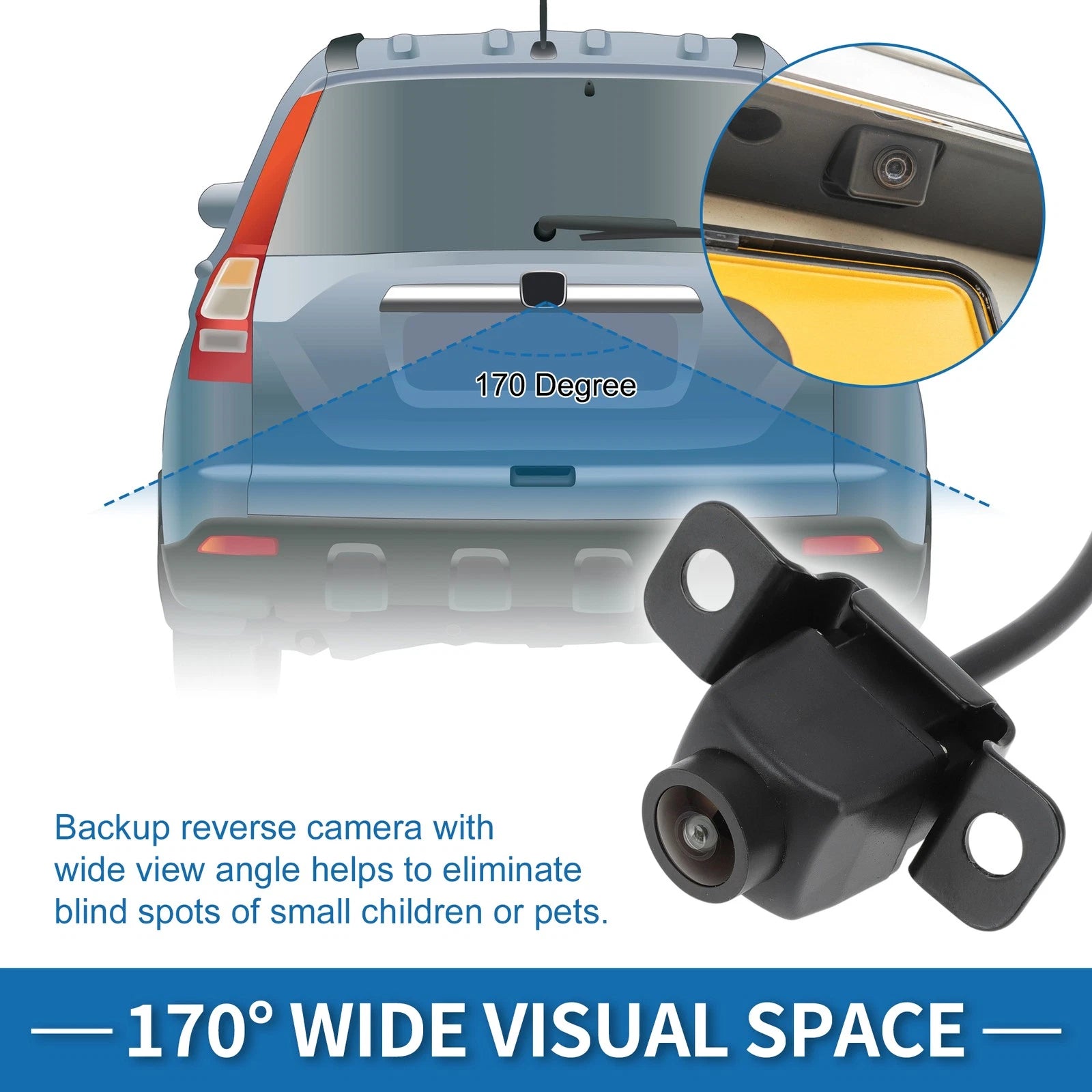 Rear View Park Assist Backup Camera for Hyundai Veloster (2012–2017)