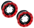 DWT ROK'N LOCK Front Red Beadlock Rims for Blaster Warrior (10" 10x5 4/156)