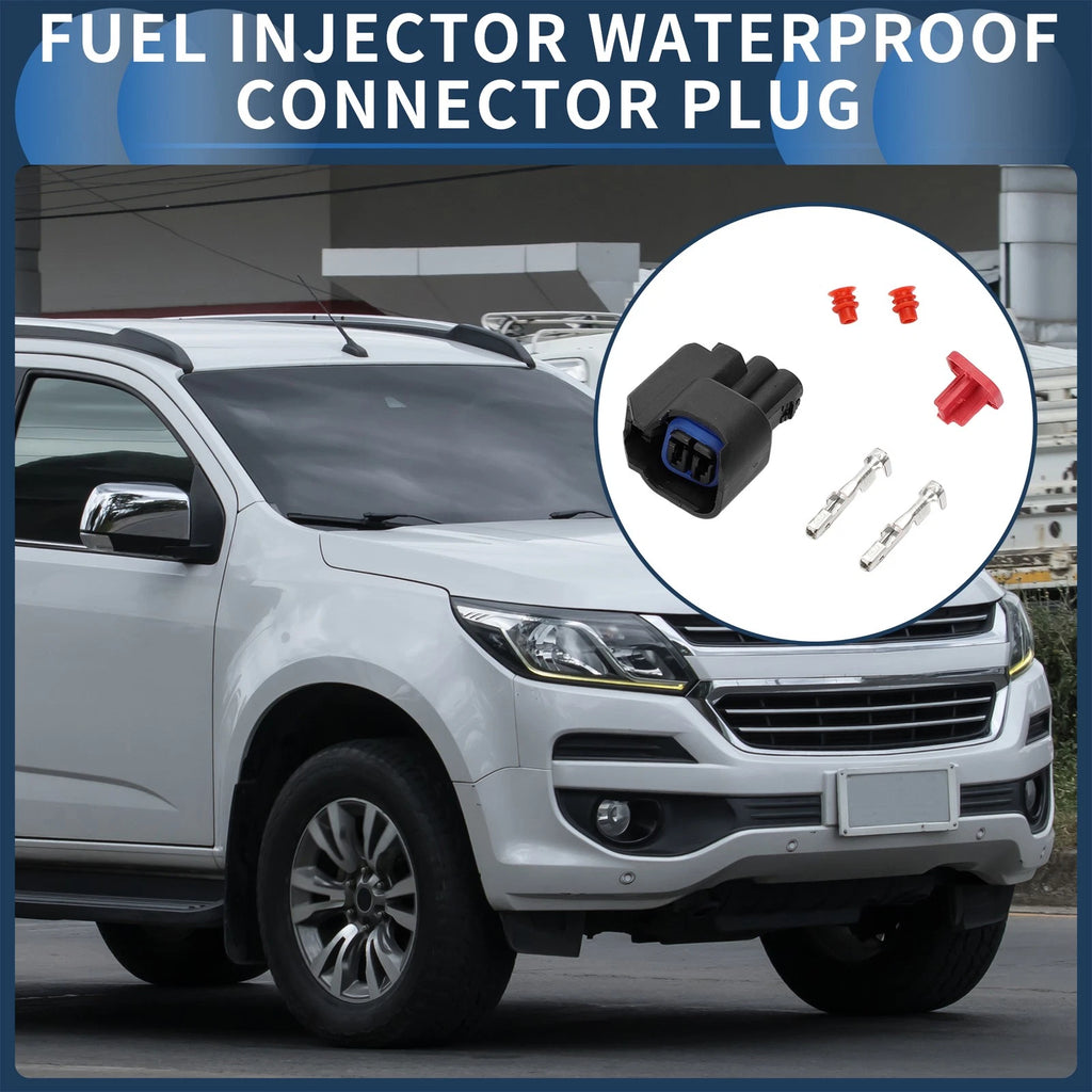 2 Pin Fuel Injector Waterproof Connector Plug for Chevrolet (2007–2019)