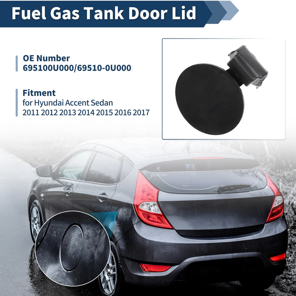 Fuel Tank Door Replacement for Hyundai Accent Sedan (2011–2017)