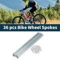 Bicycle Spoke Nipples Replacement Set 247mm Carbon Steel for Universal (All)