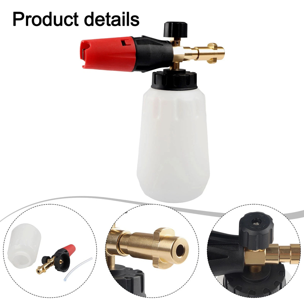 1L Cleaning Foam Pot with Adjustable Nozzle for Efficient Cleaning