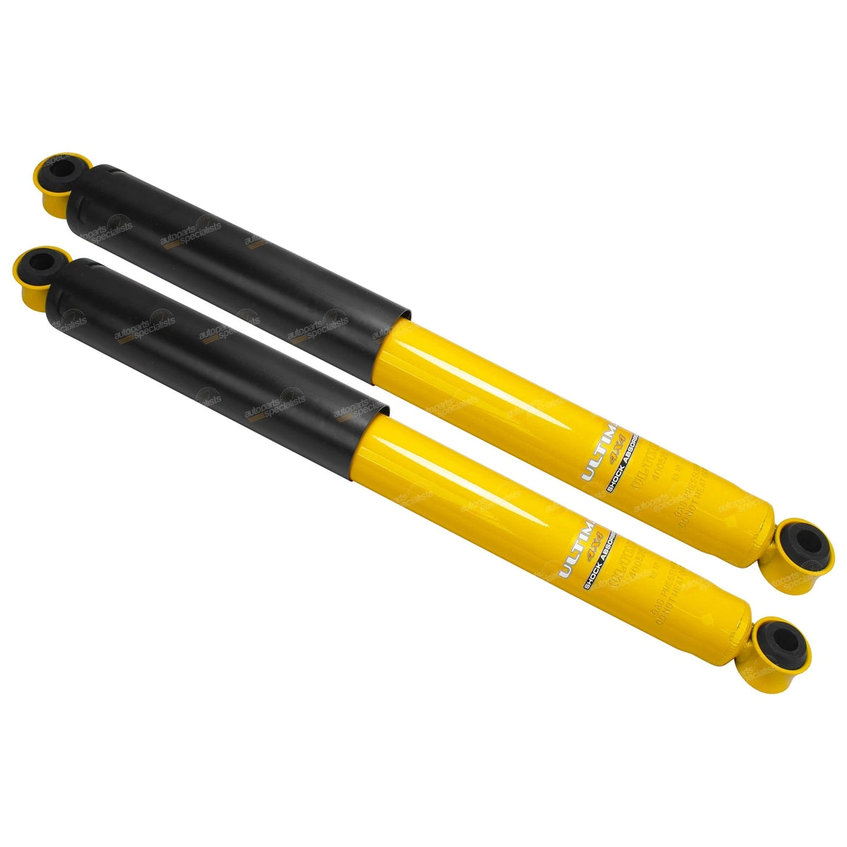 2 Rear Extended Travel Gas Shock Absorbers for Hilux 4x4 (1983–2004)