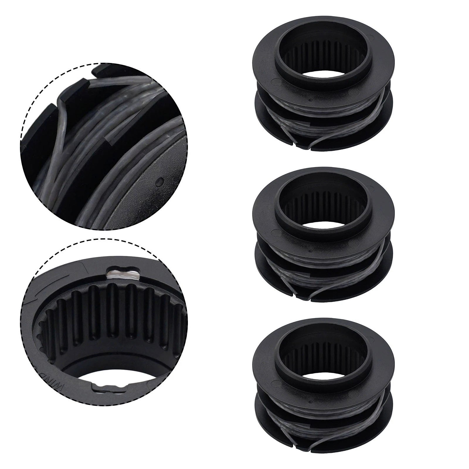 3X Replacement Spool for Greenworks 080 80V Front Mount String Trimmer SB00L0