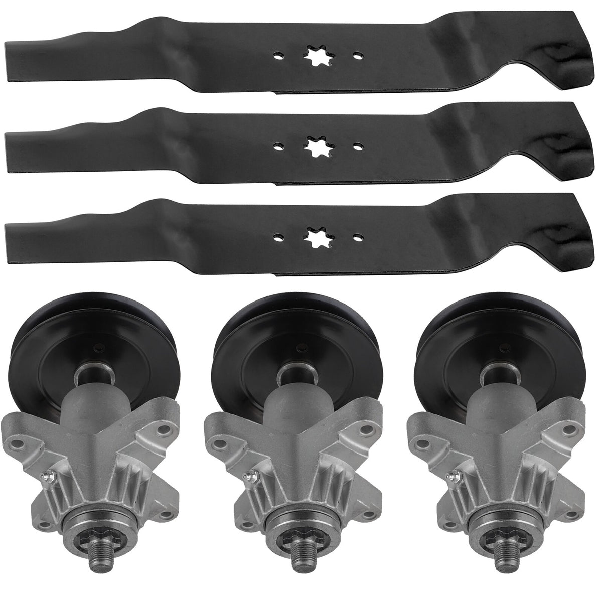 Deck Spindle and Blade for MTD ZT54 ZT-54 ZT-54F (2000–2018)