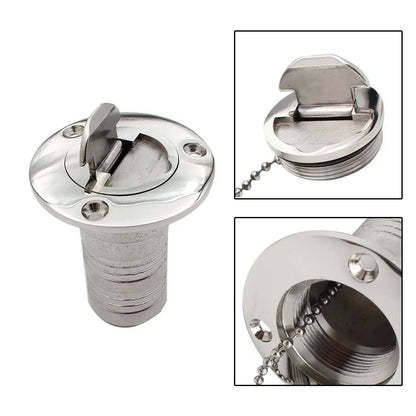 1-1/2 Inch OD Stainless Steel Straight Cover with Mounting Bracket Set