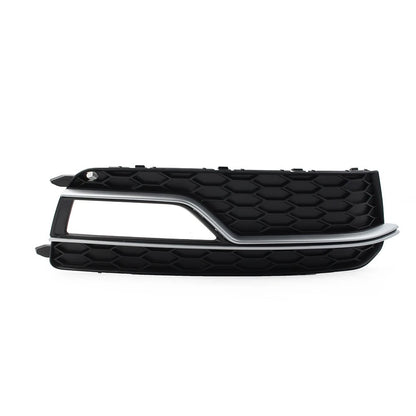 Front Bumper Cover for Audi A5 - Black with Silver Trim