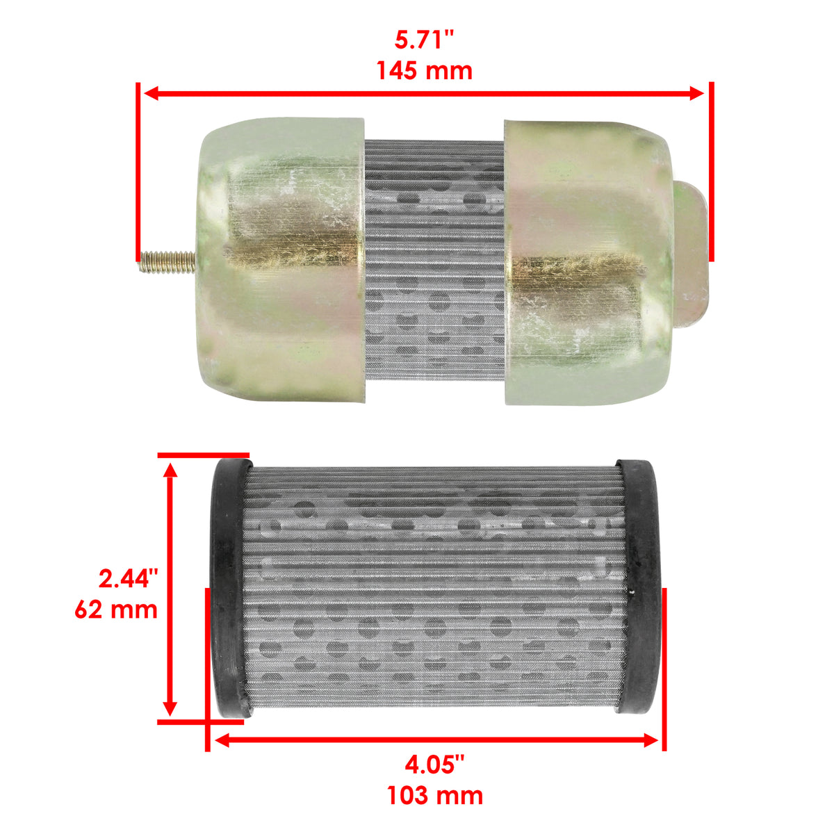 Hydraulic Pump Filter Replacement for Massey Ferguson 35 50 65 135 (1950–1970)