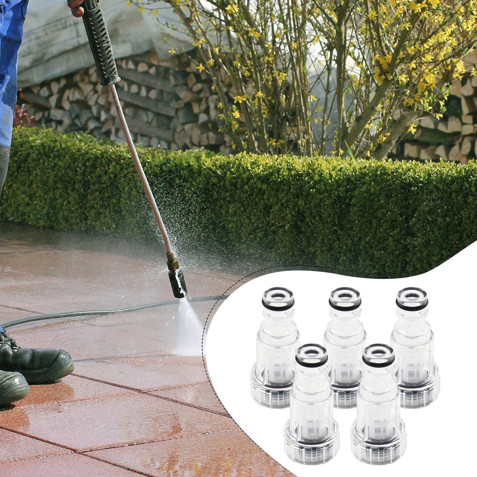 Water Inlet Filter for Pressure Washer (Replacement Tool)