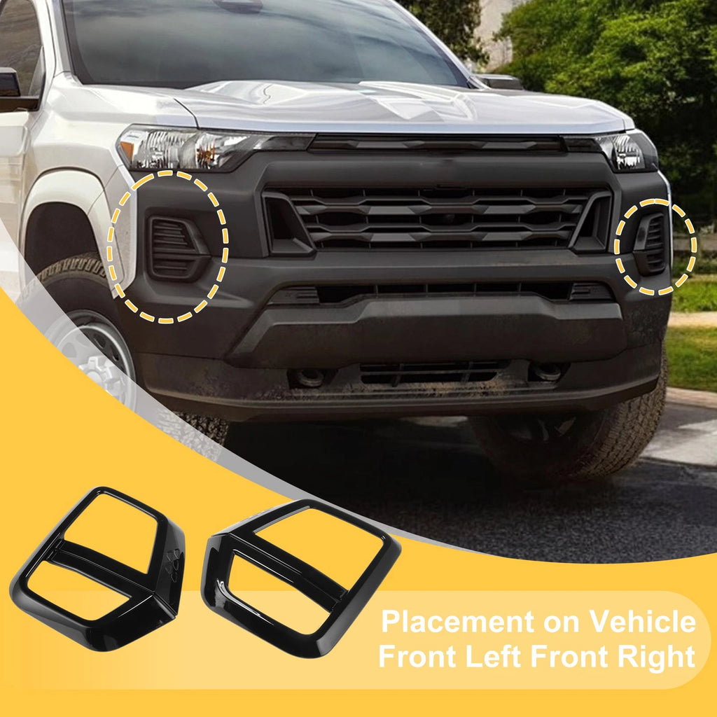 Front Left Right Fog Light Cover Trim Replacement for Chevrolet Colorado (2023–2025)