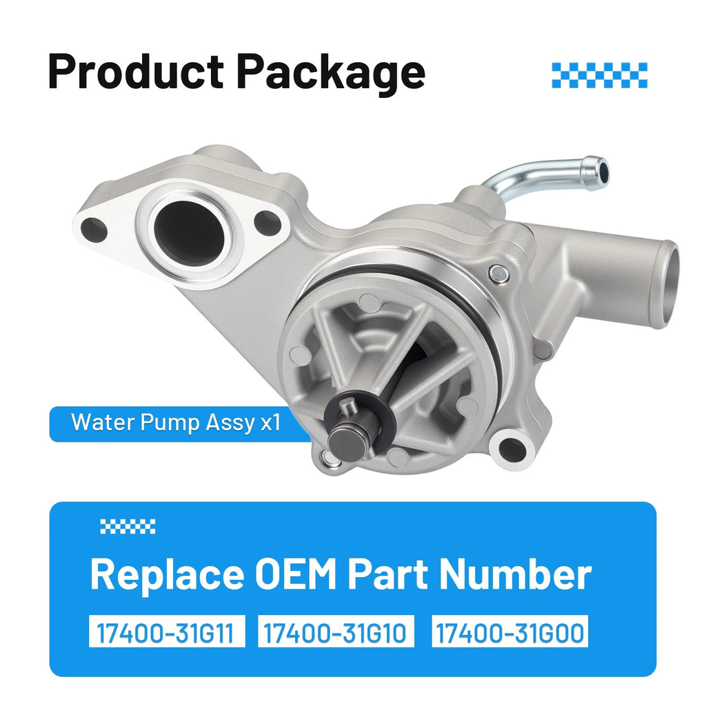 Water Pump Assembly for Suzuki King Quad 750 LTA750 LTA750X 4x4 AXi (2011–2023)