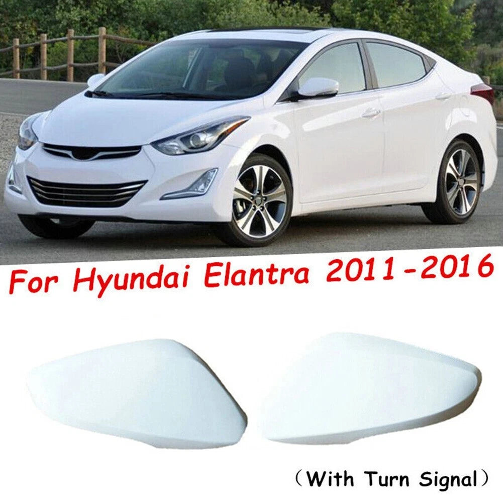Mirror Cover for Hyundai Elantra (2011–2016) White Front Left/Right