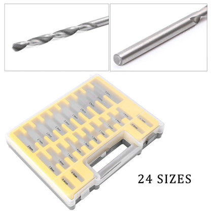 150Pcs 0.4-3.2mm Mini Twist Drill Bit With Case Micro Power High Speed Steel Set