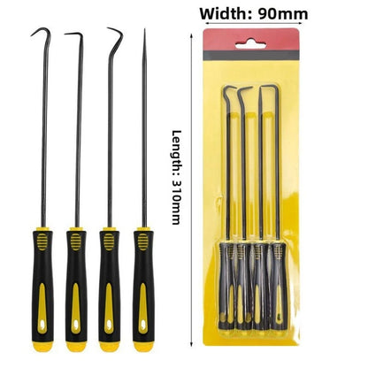 Set of 4 Car Pick Hook Tools for Oil Seal O-Ring Puller