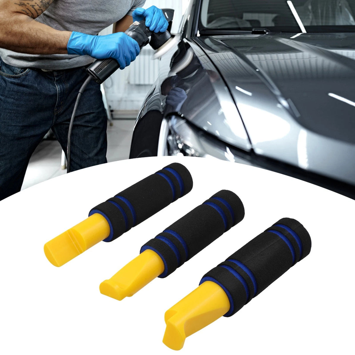 3 Pack Dent Repair Rods for Car Body Restoration