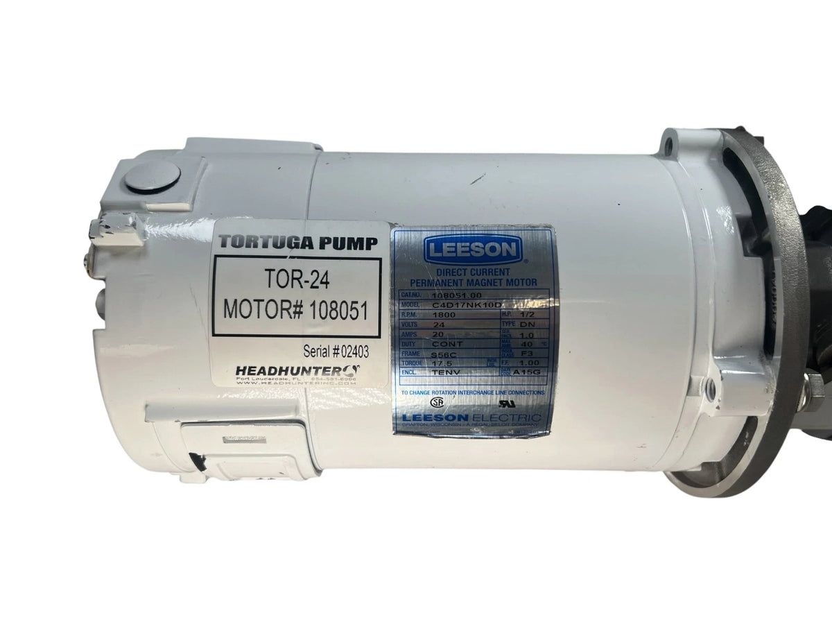 1/2 HP Diaphragm Pump for Headhunter Tortuga (OEM, 24V, 1.5in NPT)