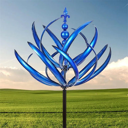 Elegant Iron Wind Spinner for Patios and Courtyards