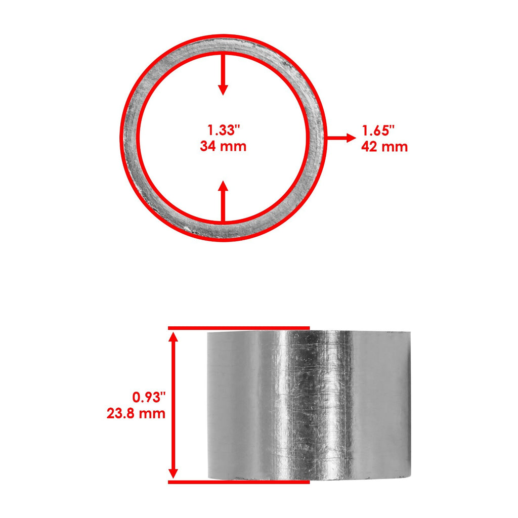 Exhaust Muffler Silencer Pipe Gasket Replacement for Yamaha XT500 (1977–1981)
