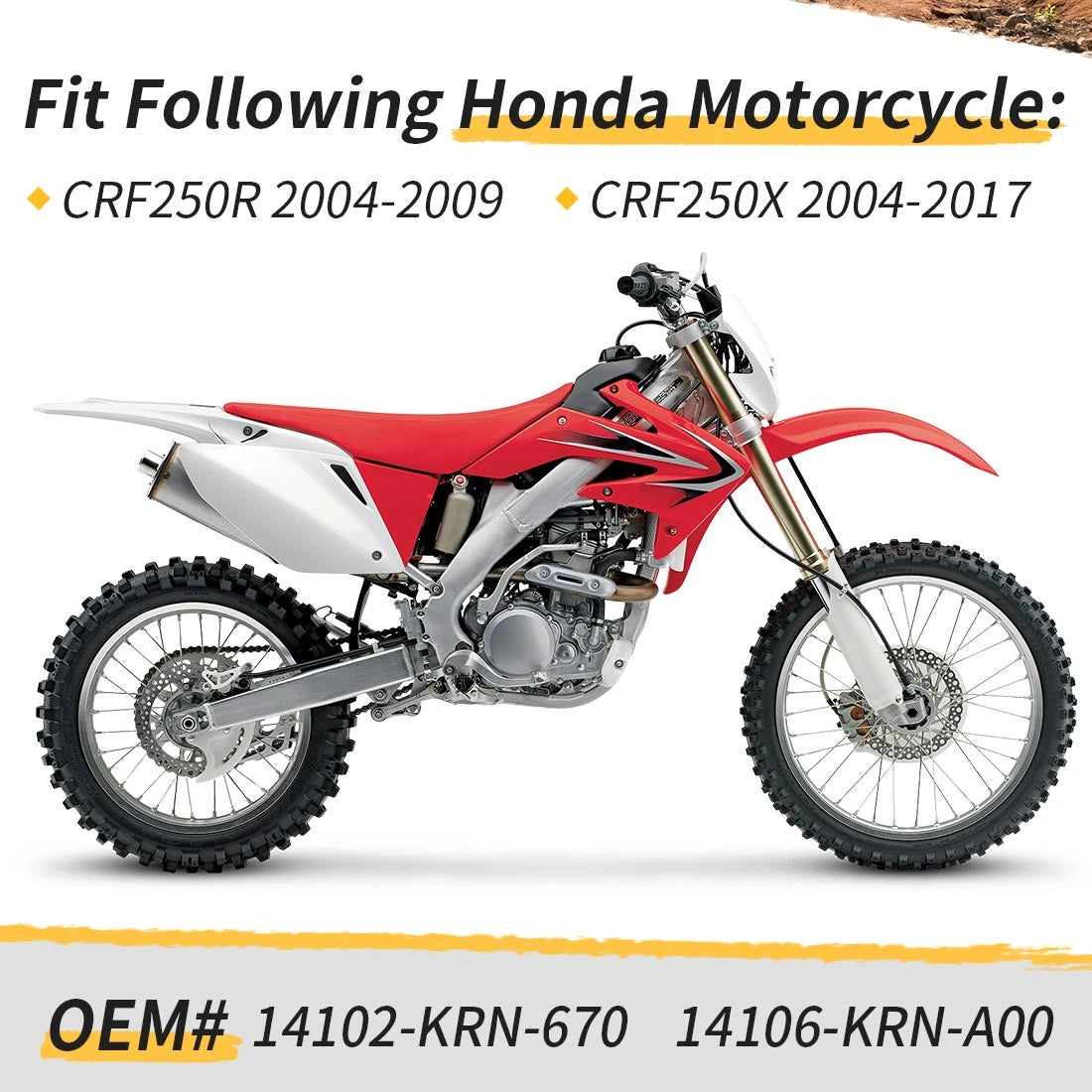 Decompression Weight and Spring for Honda CRF250R/CRF250X (2004–2017)
