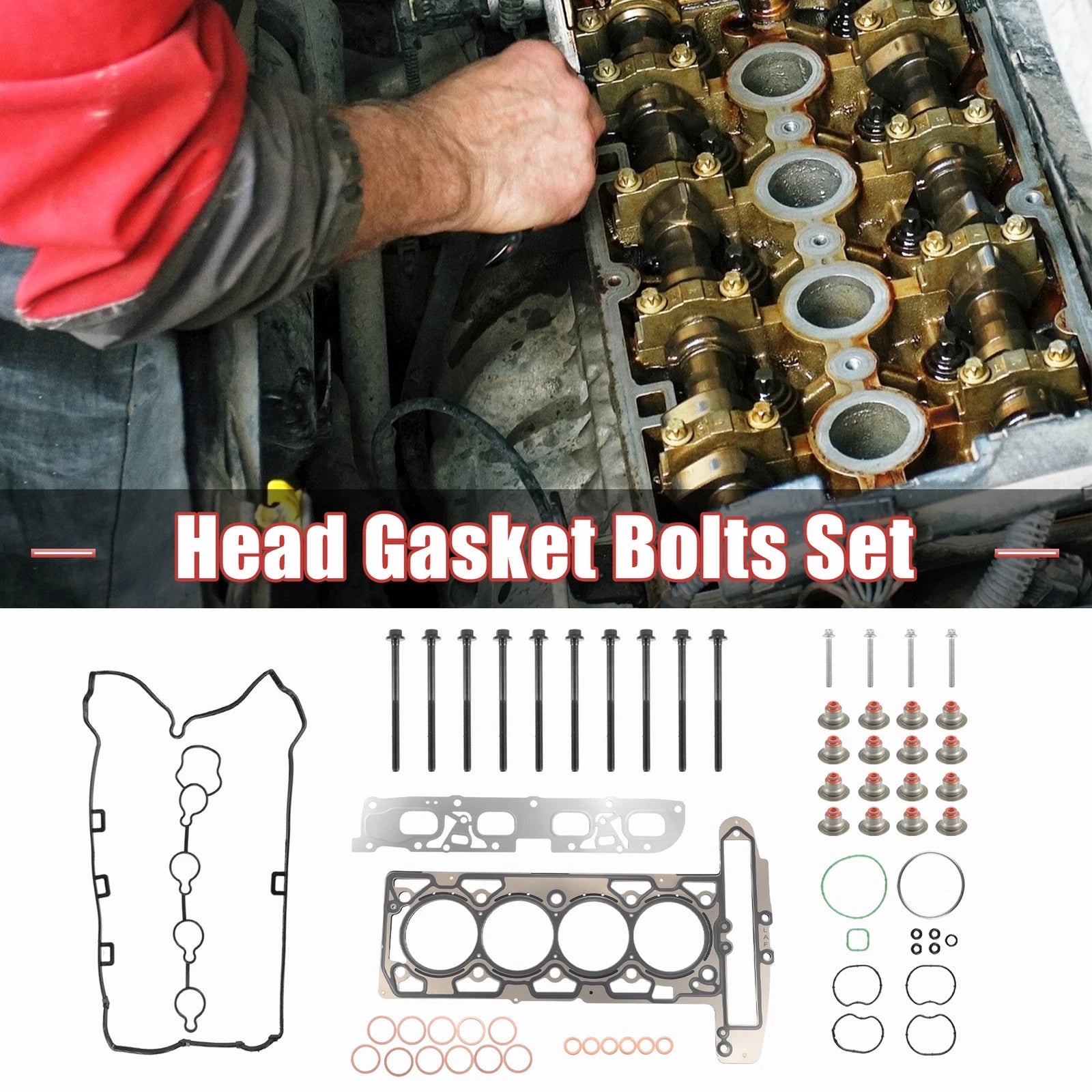 Cylinder Head Gasket Set with Bolts for Chevy Equinox (2010–2017)