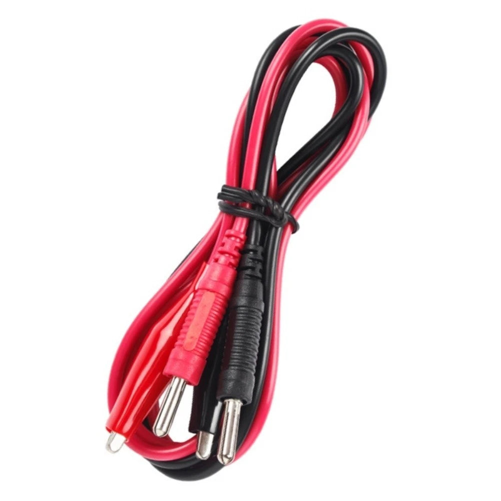 Power Test Cable 10A with Alligator Clip & Banana Connector Pair