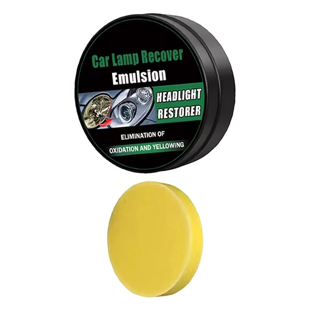 Headlight Polishing Kit for Car (Restore Haze, Yellowing, Scratches)