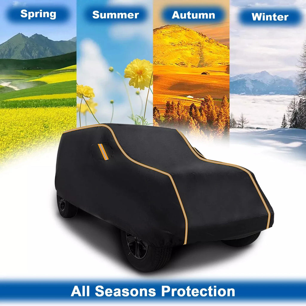 Car Cover for Jeep Wrangler JK JL (2007–2023) Waterproof UV Dust Custom Fit