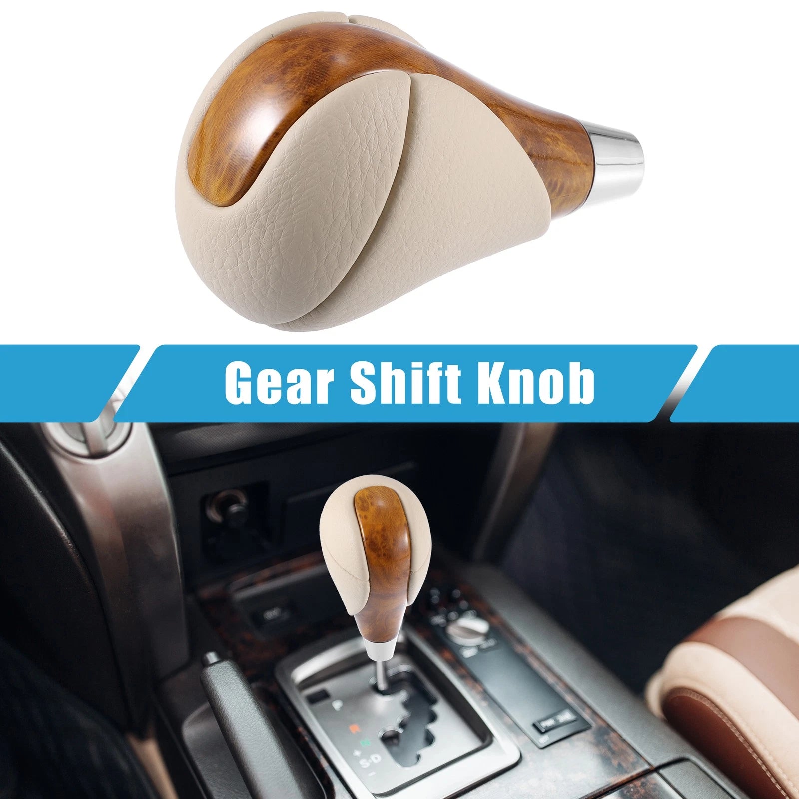 Gear Shift Knob Replacement for Lexus Brown Beige (2006–2019)