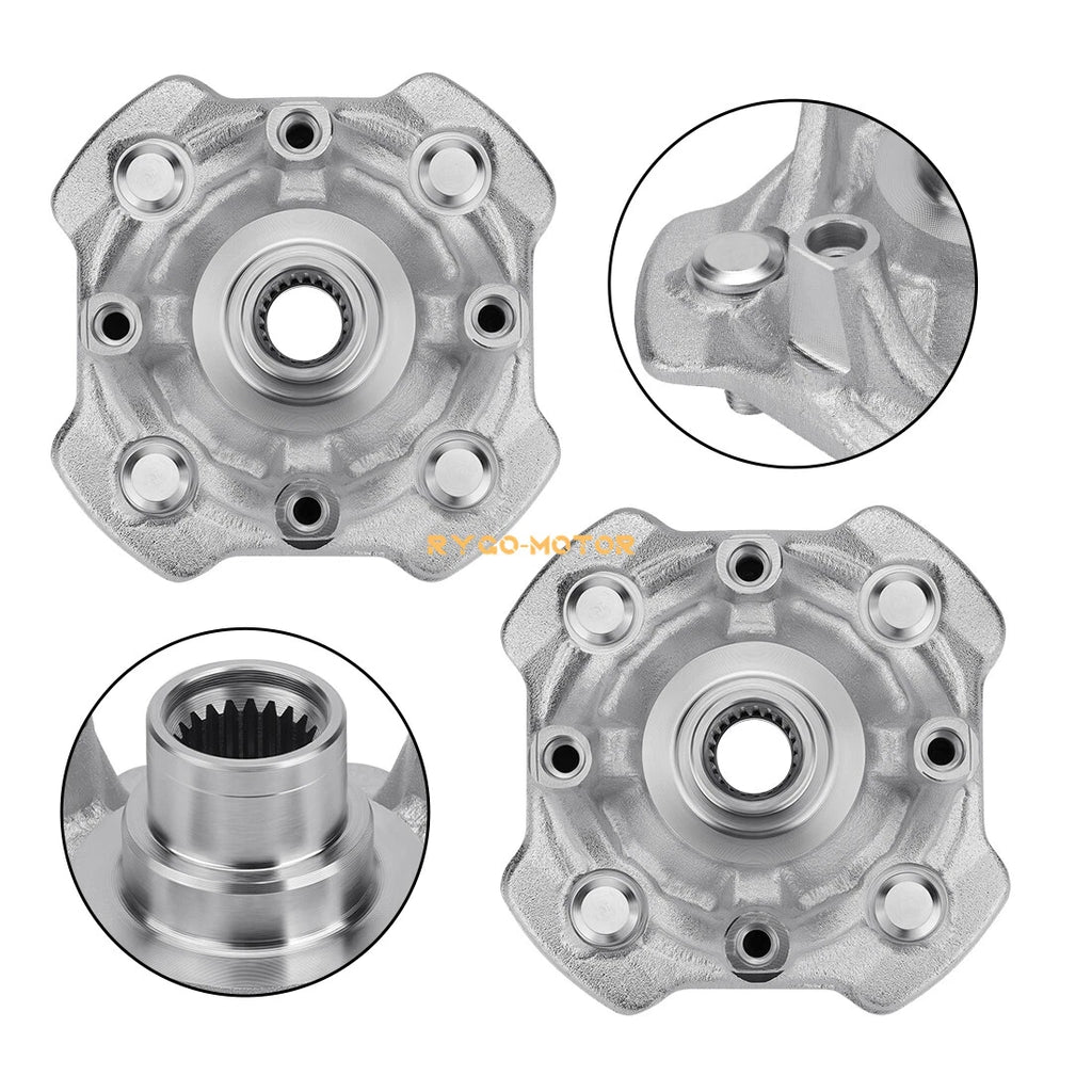 2X Front Wheel Hubs for Honda Rincon 680 TRX680FA (2006–2023)