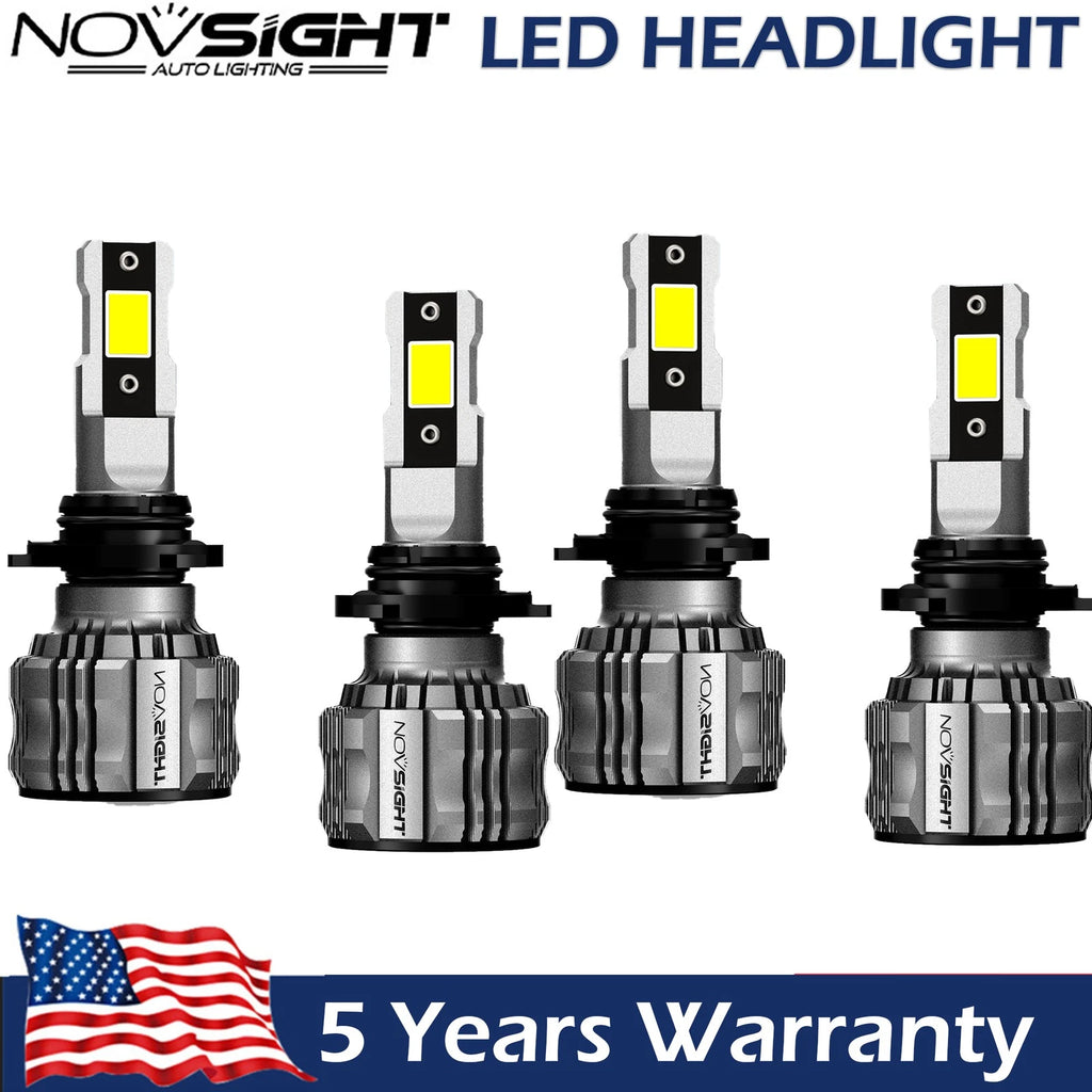4X H8 H11 H9 LED Headlight Kit for