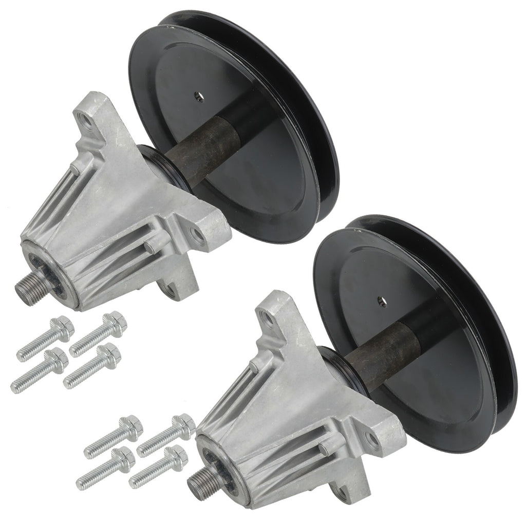 Spindle Assembly with Pulley Bolt Replacement for MTD ZT-S46 (2015–2020)