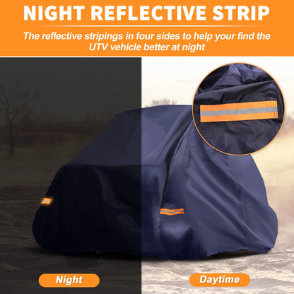 Waterproof UTV Cover for Honda Pioneer 500 520 Side by Side Navy Blue (2021–2024)