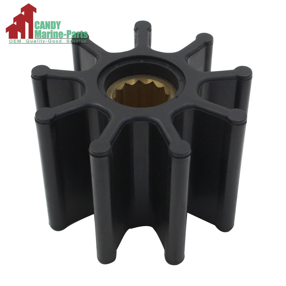 Water Pump Impeller for Yanmar F25CBC (Replaces Kashiyama SP-100, 128620-42201)