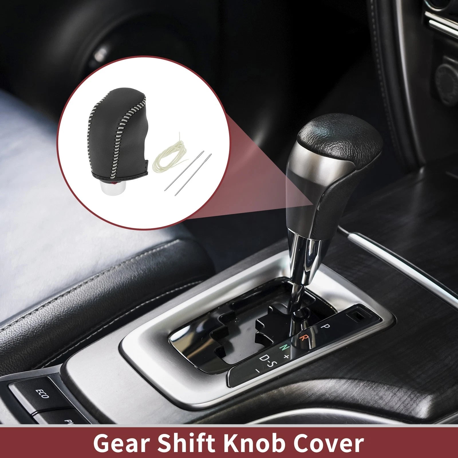 Gear Shift Knob Cover Set Replacement for Hyundai Sonata (2011–2014)