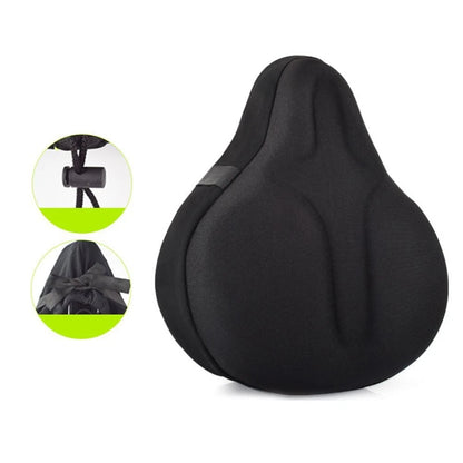 Non Slip Padded Bicycle Seat Cover for Exercise Bikes (Indoor Cycling)