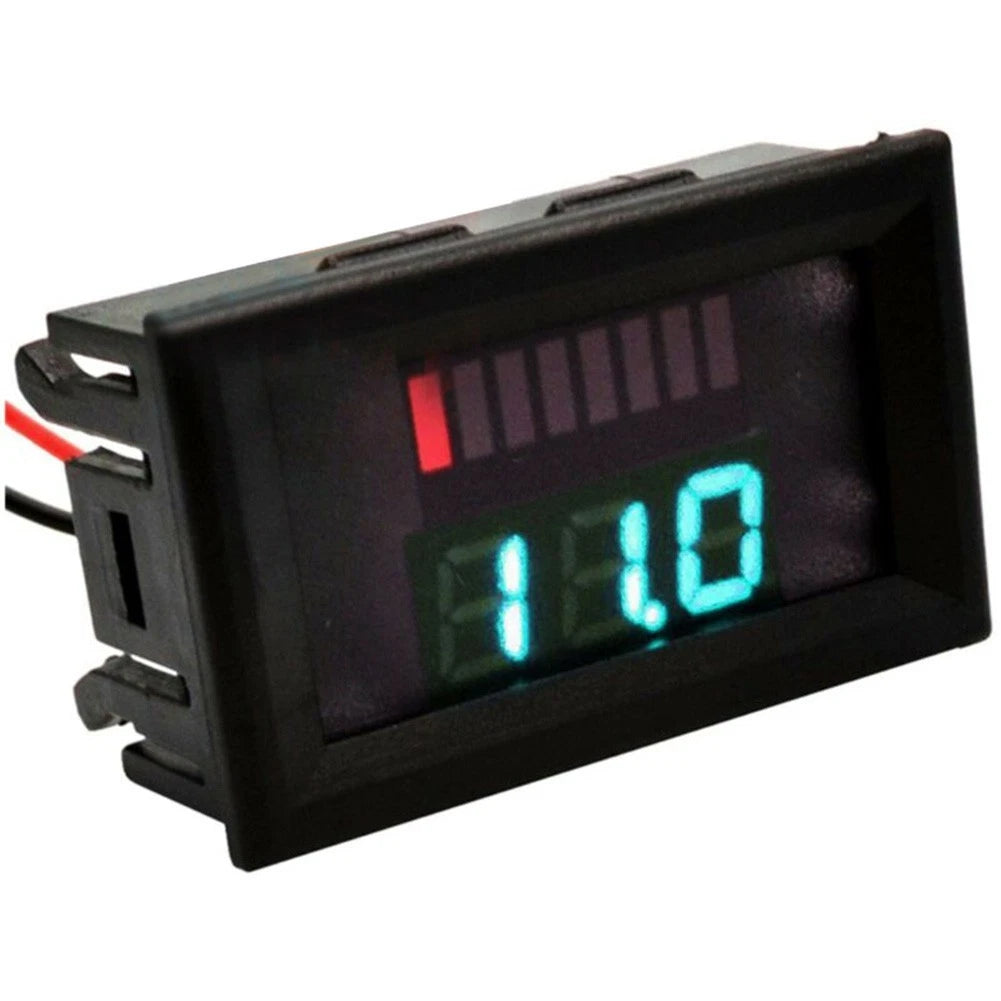 LED Digital Voltmeter for Marine Motorcycle (12V-60V)