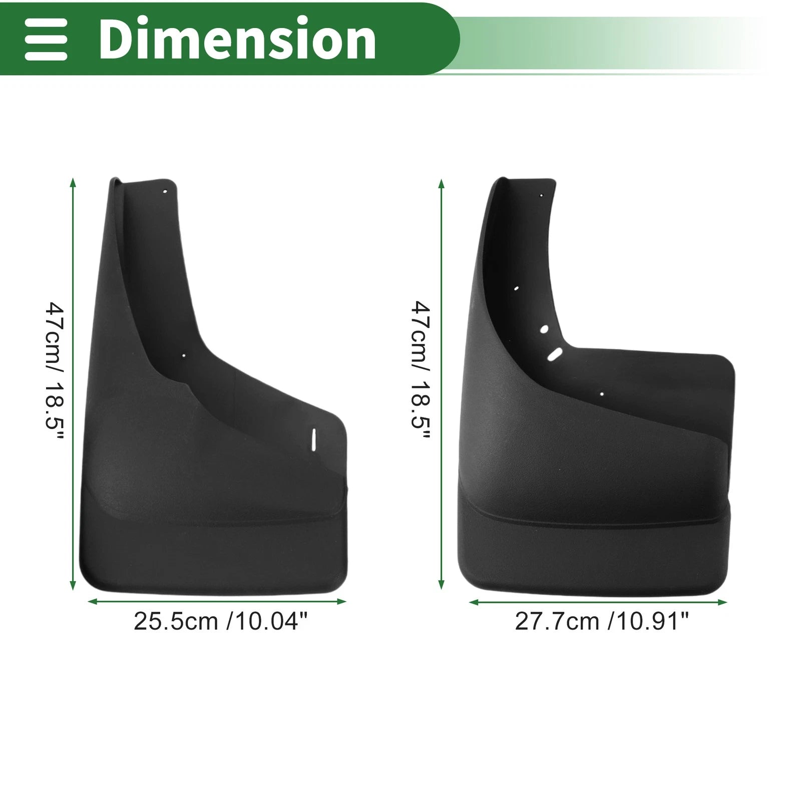 Mud Flaps Splash Guards Front Set for Chevrolet Silverado (1999–2006)