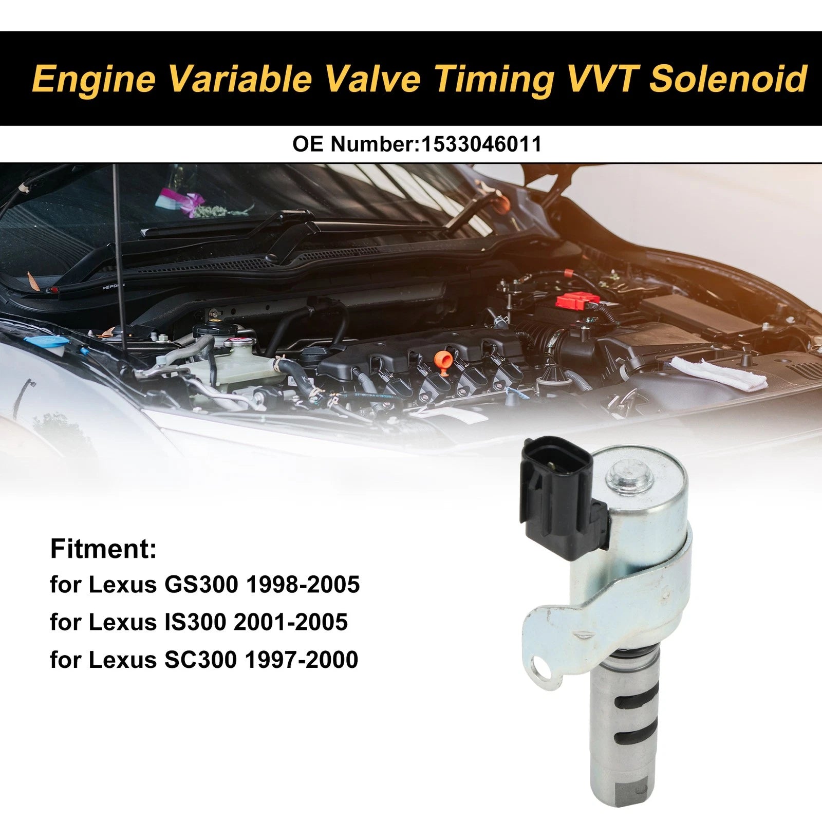 Engine Variable Valve Timing VVT Solenoid Replacement for Lexus GS300 (1998–2005)