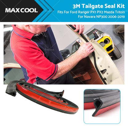 Tailgate Rubber Seal for Ford Ranger (2005–2019), Hilux (2005–2019)
