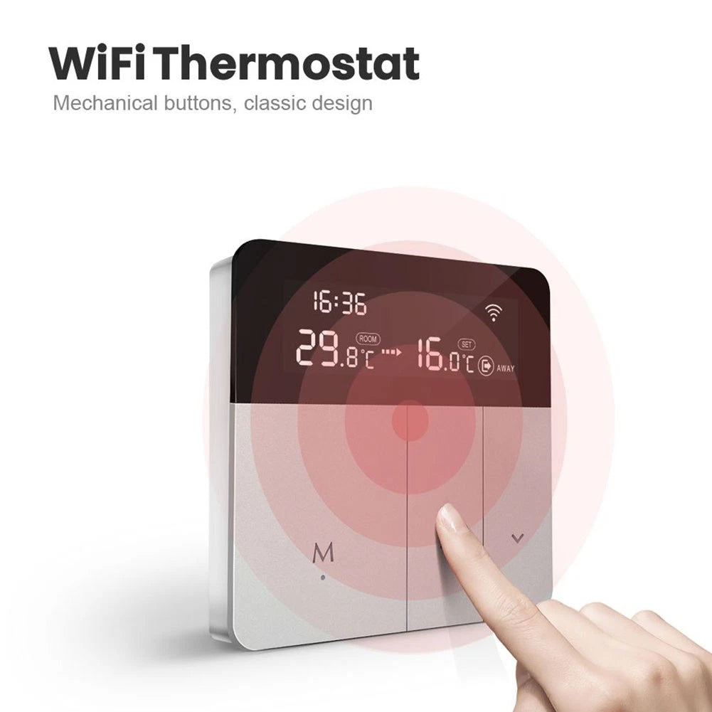 Smart Thermostat for Electric Floor Heating & Water Boiler (WiFi)
