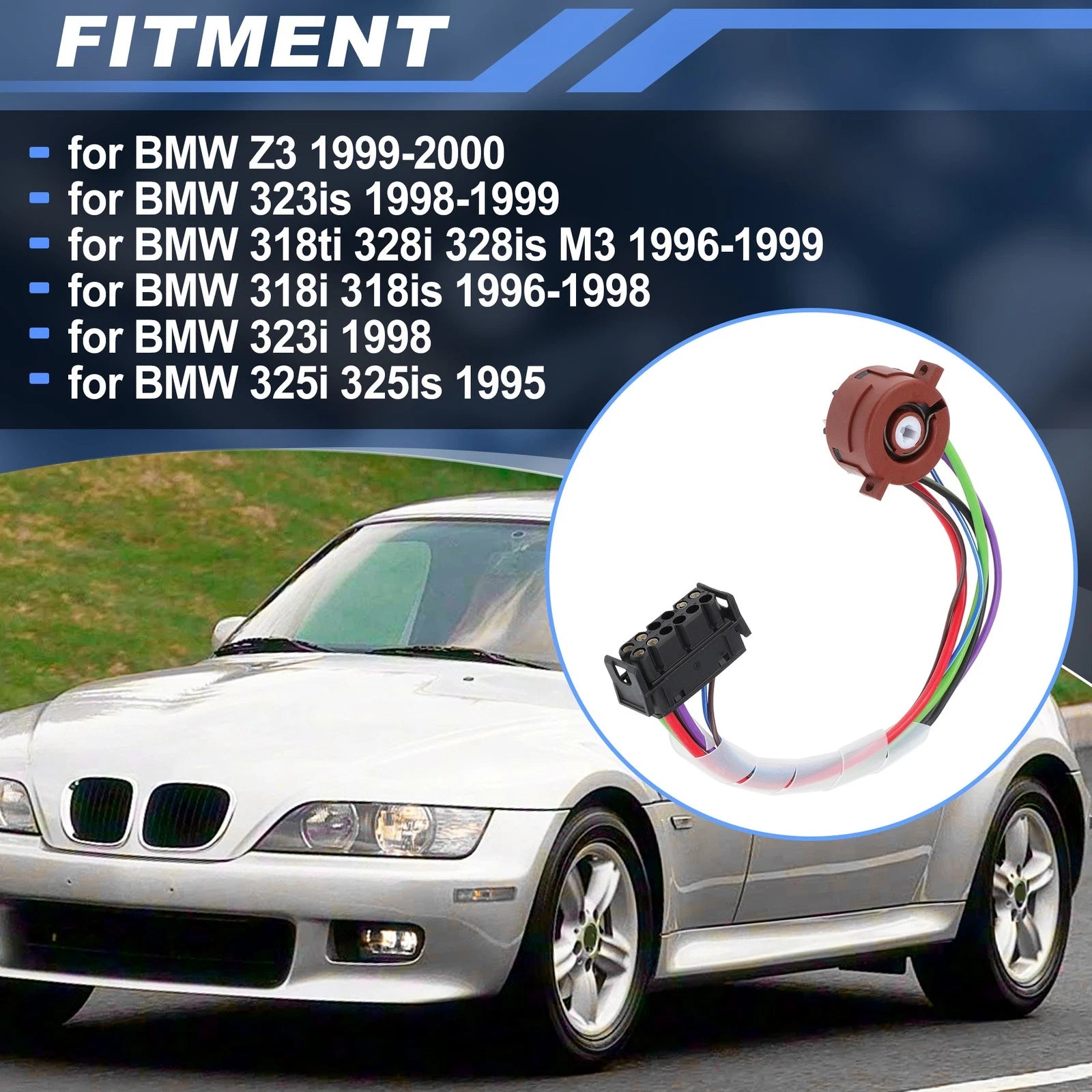 Ignition Switch Replacement for BMW 3 Series Z3 1996–1998 1999–2000