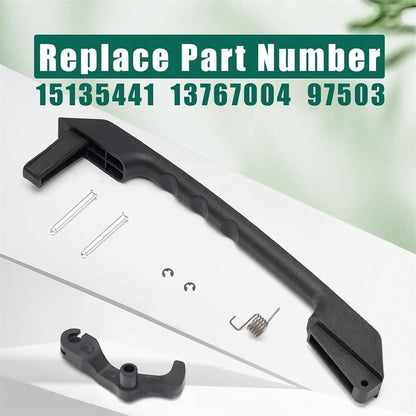 Tailgate Rear Door Handle for Hummer H2 (2003–2009) - Black Lever Grip