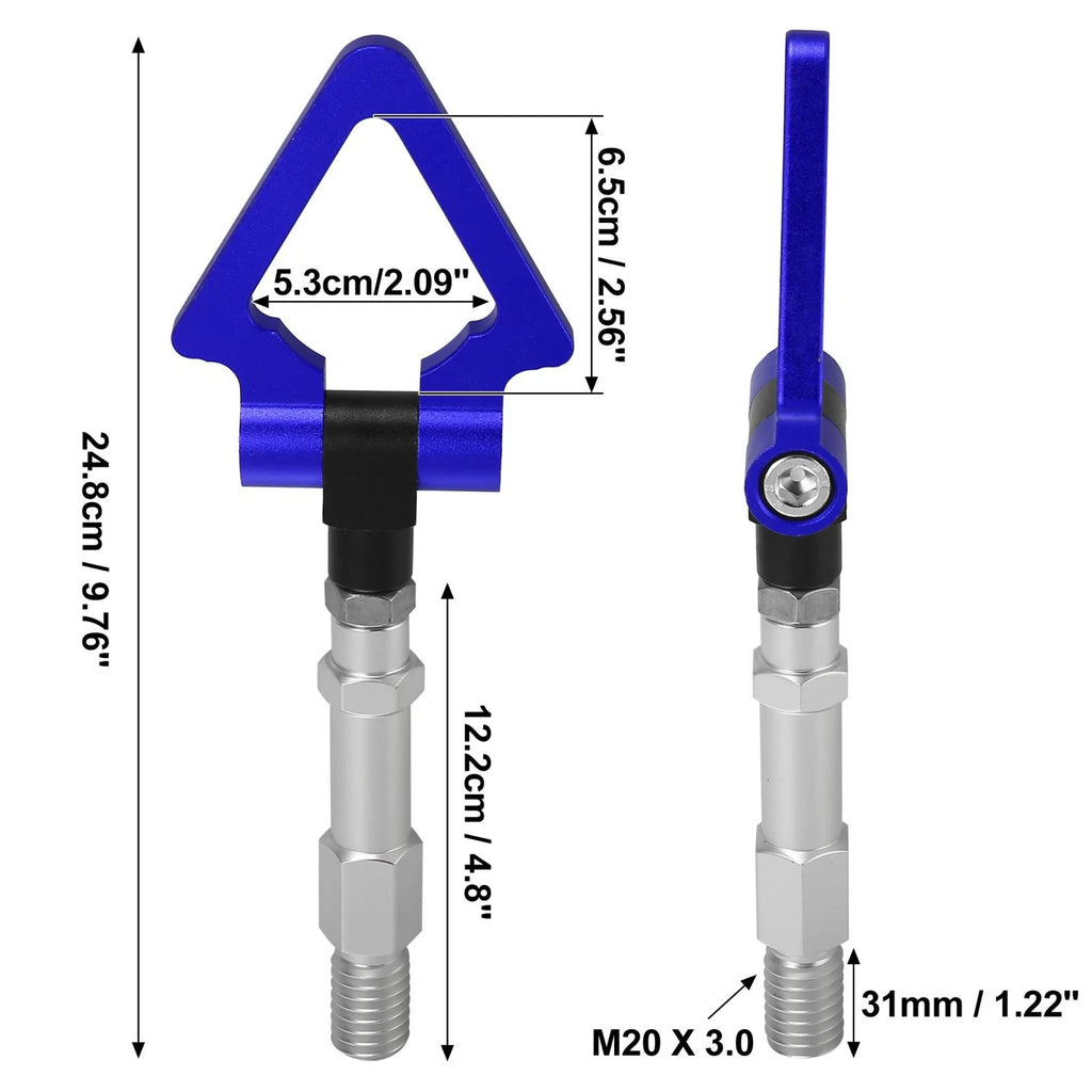 Tow Hook Screw Front Rear Blue Triangle for Audi A5 S5 RS5 RS7 (2008–2025)