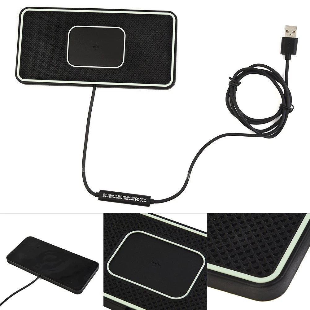 Wireless Charger Pad for Car Fast Charging Phone Stand-Dock (Universal)