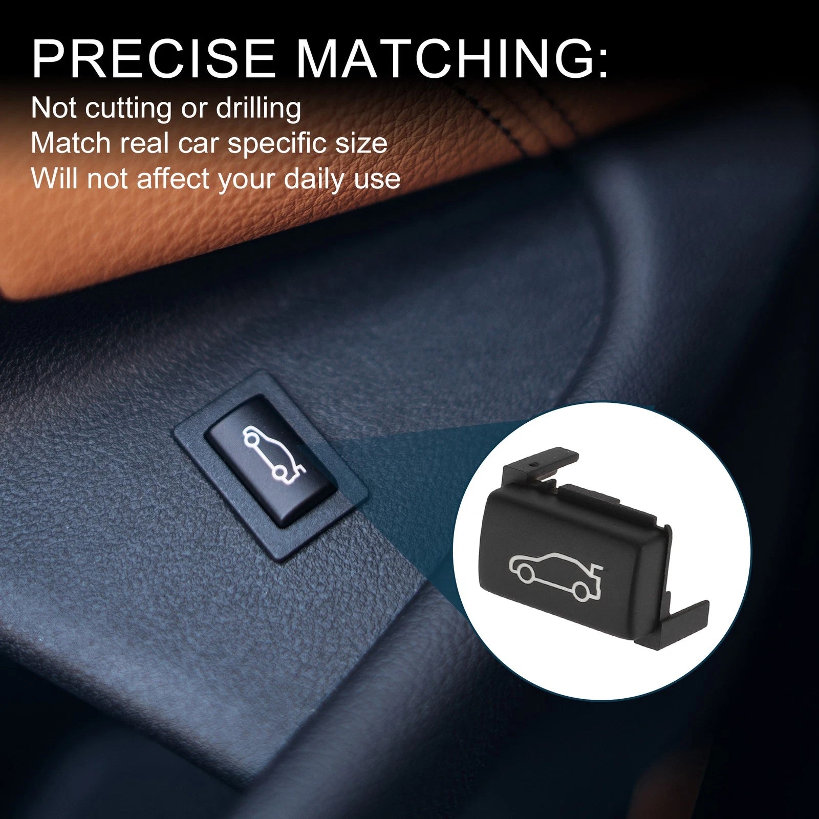 Tailgate Trunk Switch Button Cover Rear for BMW 1 2 3 4 5 6 7 X1 X3