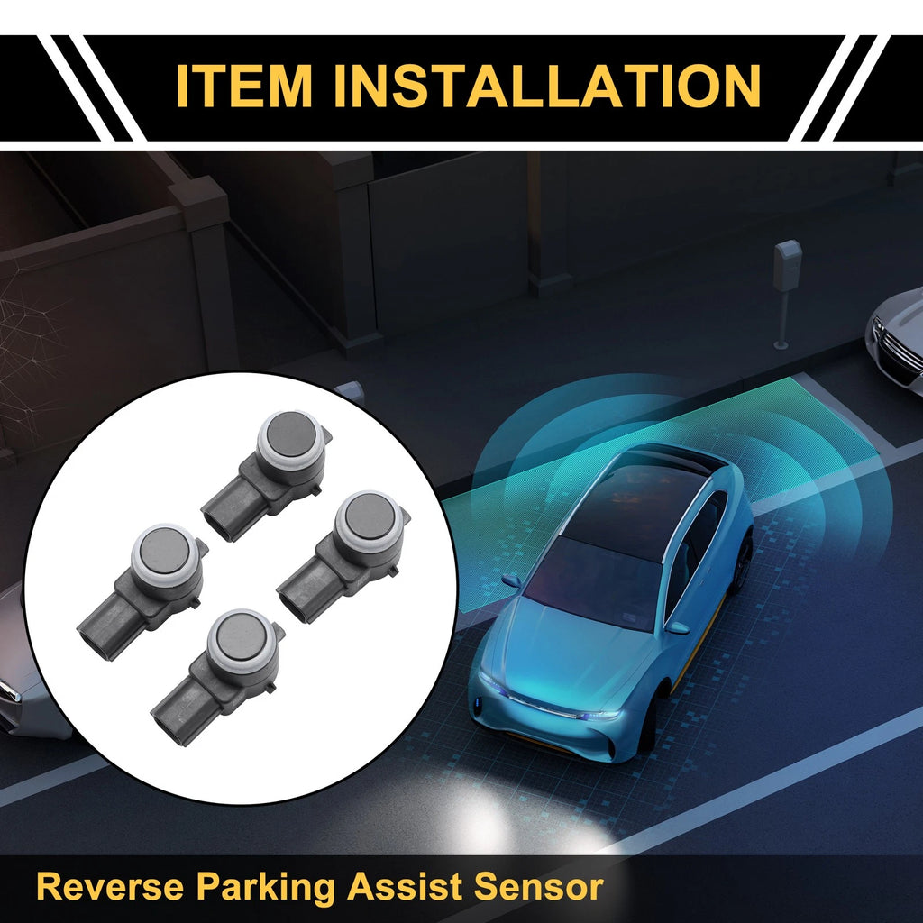 4 Pcs Bumper Reverse Parking Sensor Replacement for Chevrolet Silverado (2014–2018)