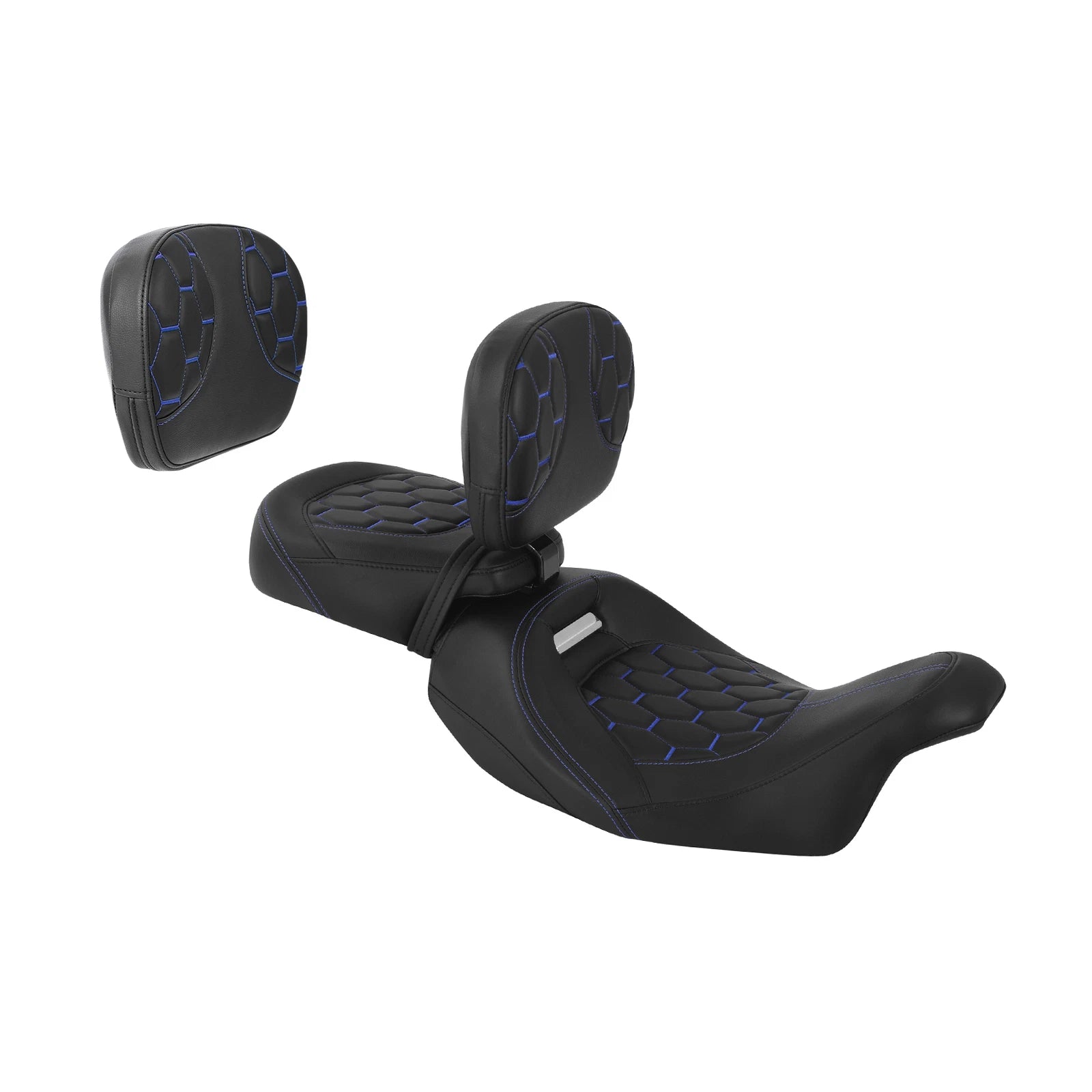 Driver & Passenger Seat Pad Backrest for Harley CVO Road Glide (2009–2023)