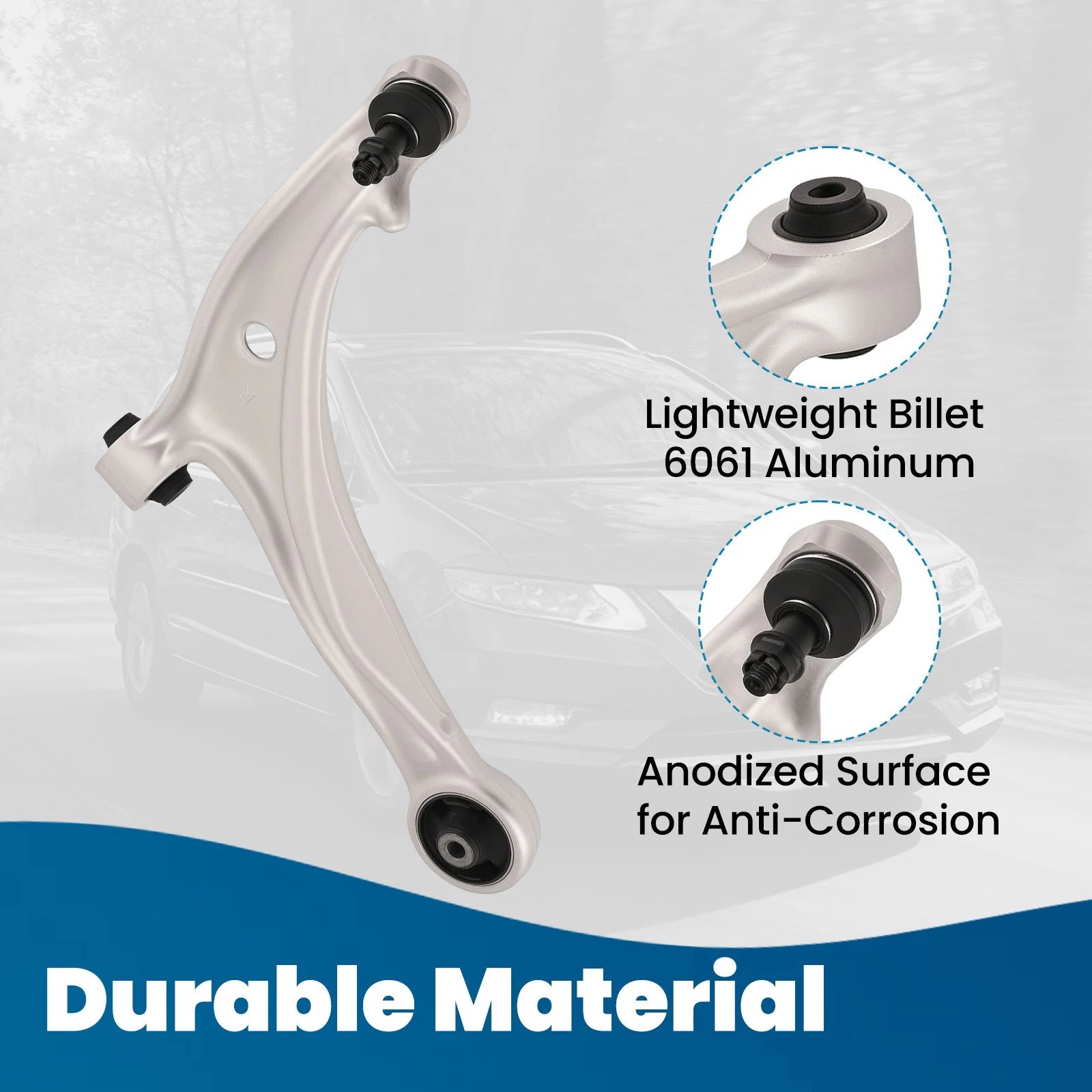Front Right Lower Control Arm w/Ball Joint for Honda Odyssey (2005–2010)