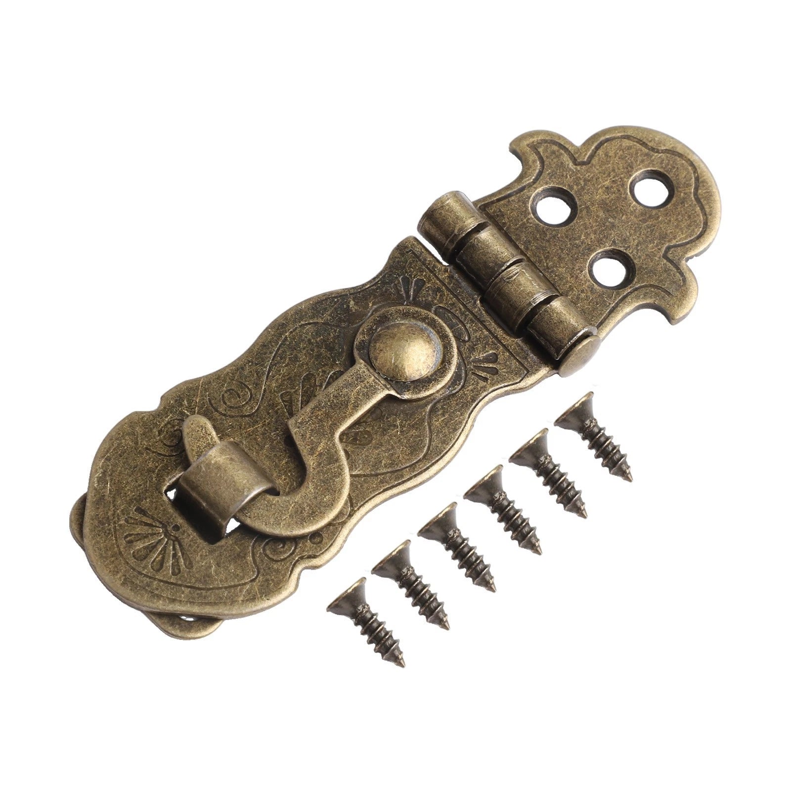 Lock Latch for Suitcase (Retro Style, Bronze Tone) 1 Pc