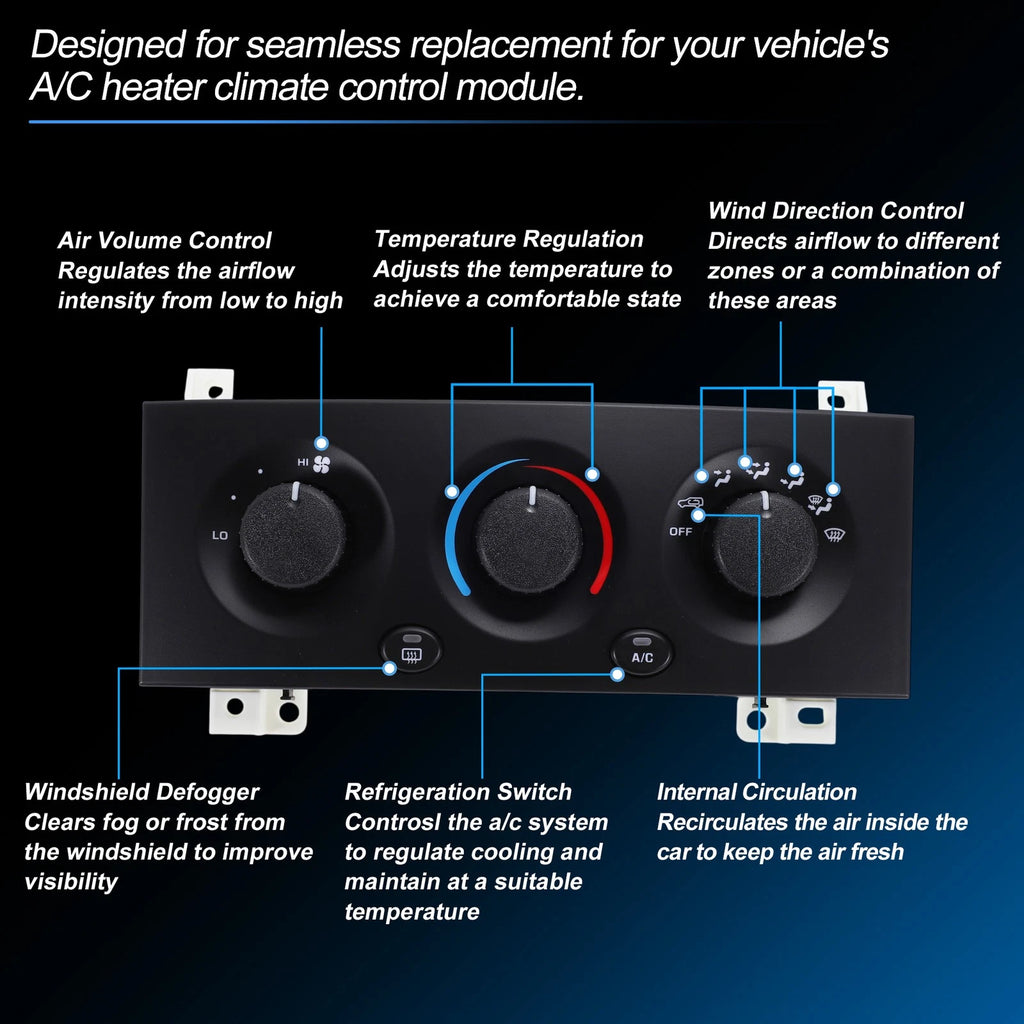 A/C Heater Climate Control Switch Module for Jeep Grand (No. 55115904AB)